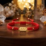 222 Balancing Angel Number Bracelet - Professional Photo