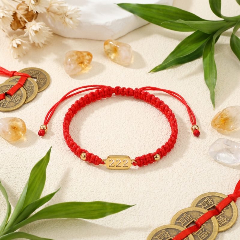 222 Balancing Angel Number Bracelet - Professional Photo