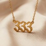 Exclusive: 333 Angel Number Necklace – Growth & Expansion - Professional Photo
