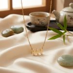 Exclusive: 444 Angel Number Necklace - Divine Guidance - Professional Photo