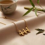 Exclusive: 444 Angel Number Necklace - Divine Guidance - Professional Photo