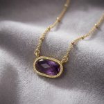 Exclusive: Crystal Pendant Necklace - Amethyst, Tiger Eye, Rose Quartz, Green Aventurine - Professional Photo