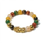 Exclusive: Pixiu Five Elements Crystal Bracelet – Align with Abundance and Elemental Balance - Professional Photo