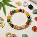 Exclusive: Pixiu Five Elements Crystal Bracelet – Align with Abundance and Elemental Balance - Professional Photo