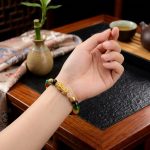 Exclusive: Pixiu Five Elements Crystal Bracelet – Align with Abundance and Elemental Balance - Professional Photo