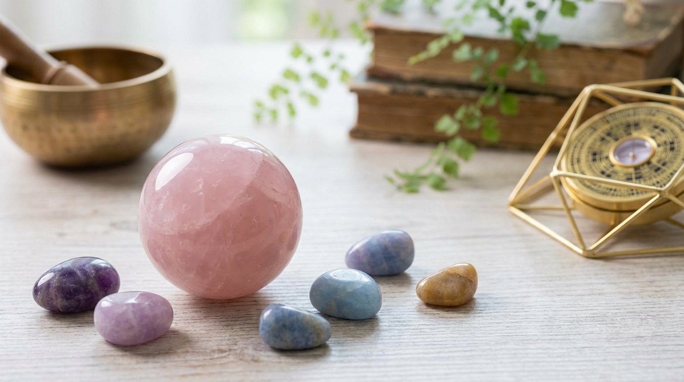 rose quartz crystal for love and relationships