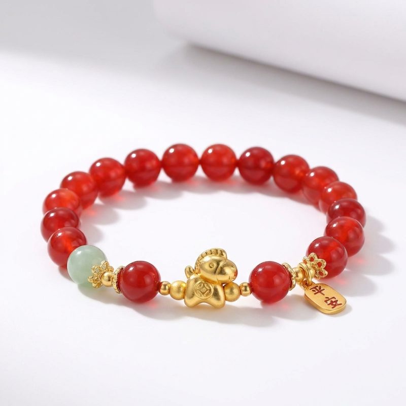 year-of-the-fire-horse-red-agate-bracelet-for-vita-image-1-1772007004742.jpg Year of the Fire Horse Bracelet - Red Agate Bracelet - Professional Photo
