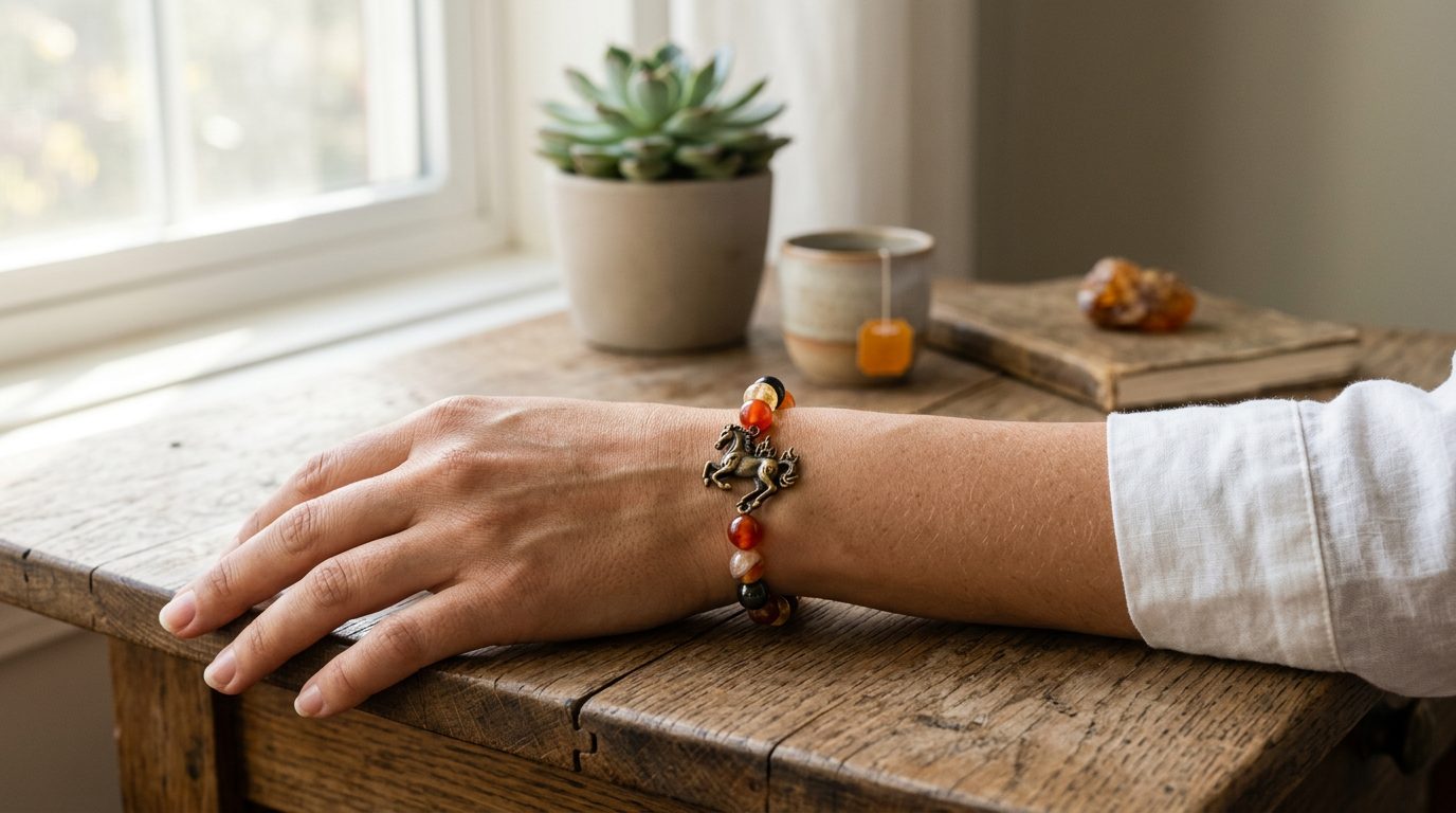 Feng Shui Crystal Bracelet Meaning and Benefits Guide for 2026 16 The 2026 Special Edition: The Fire Horse Wealth Bracelet