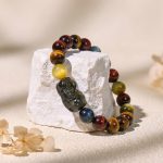Buddha & Karma Tri-Color Tiger’s Eye Pixiu Wealth Bracelet - Image 5