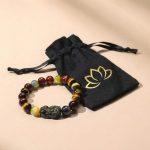 Buddha & Karma Tri-Color Tiger’s Eye Pixiu Wealth Bracelet - Image 8