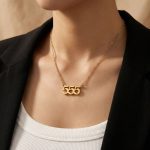 Exclusive: Buddha & Karma 555 Angel Number Necklace - Positive Transformation - Image 2